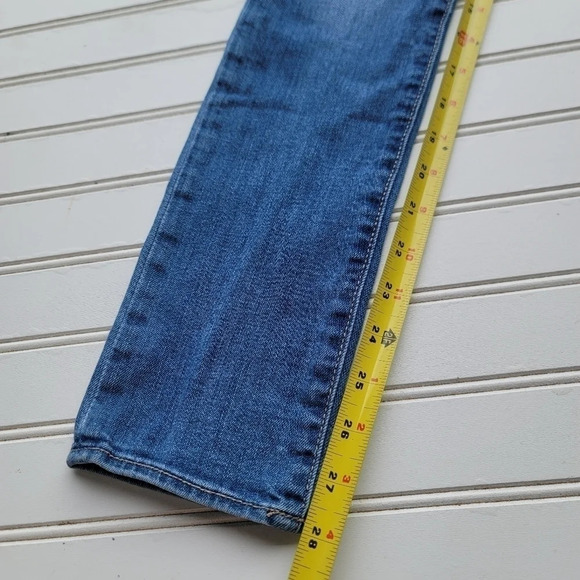 Abercrombie Kids Girls Skinny Leg Denim Pants Blue 26x28 Size 14 - Picture 4 of 13